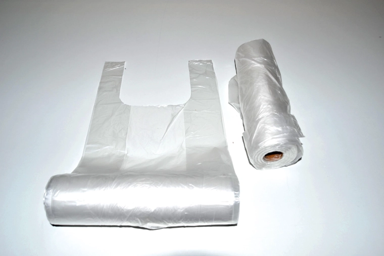 Transparent HDPE bags 5 kg, roll of 200 pcs