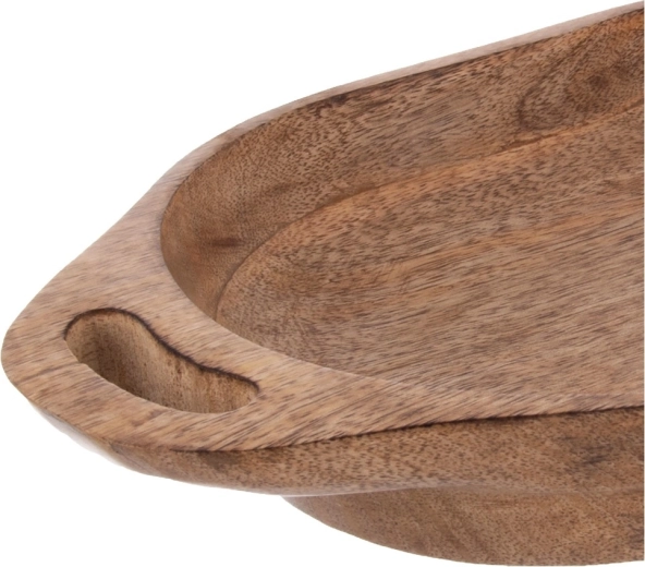 Natural mango wood with beautiful grain