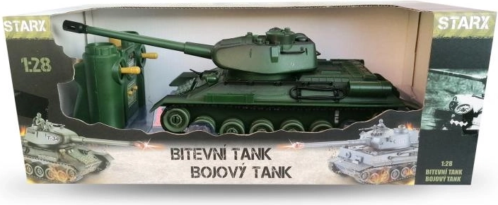 RC танк с инфра битка – зелен