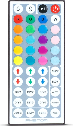 Easy switching between colours and lighting effects