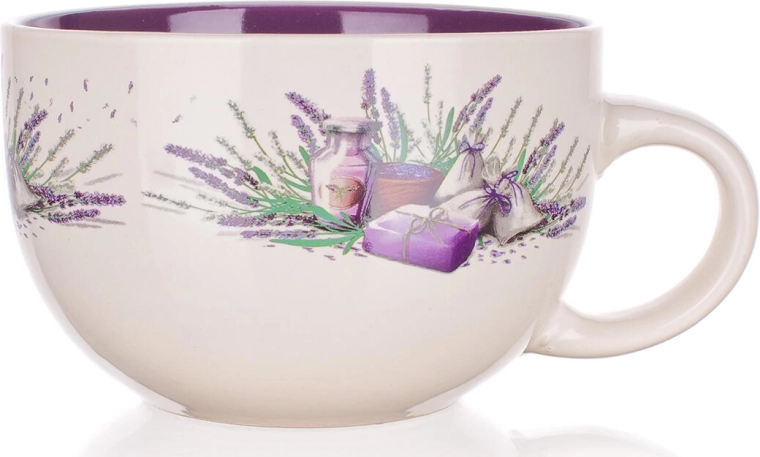 Керамична джъмбо чаша Lavender 660 мл