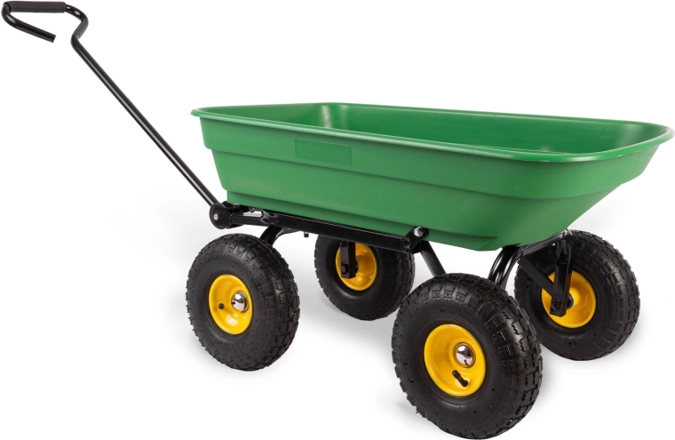 Easy steering thanks to the swivel axle