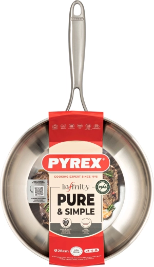Тиган от неръждаема стомана Pyrex Infinity 28 см