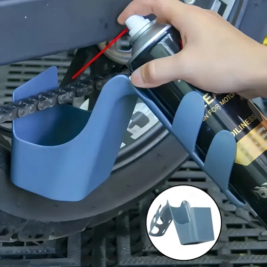 Integrated spray holder for convenient work