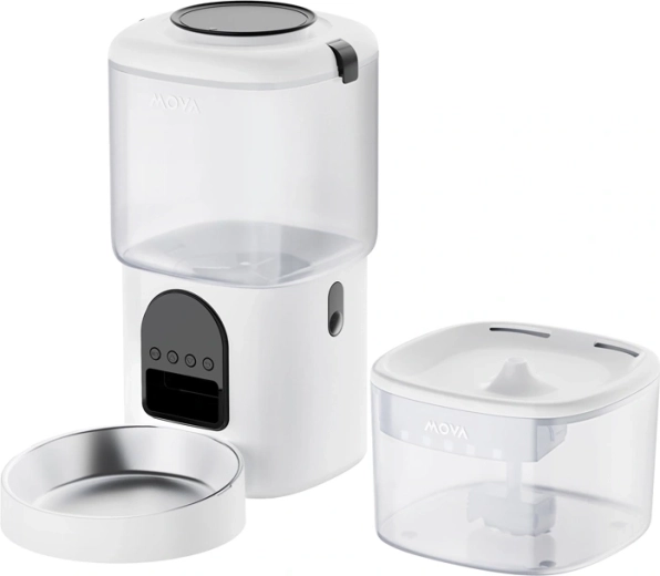 MOVA DuoCare automatic pet feeder and water fountain set