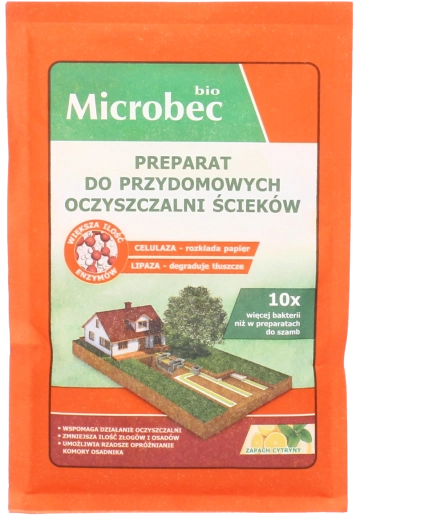 Microbec био активатор за домашна пречиствателна станция за отпадъчни води 35 g