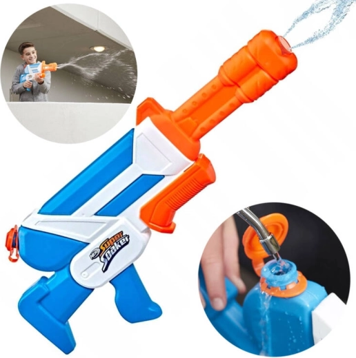 Голям воден пистолет Nerf Soa Twister Super с въртяща се дюза
