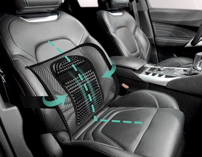 Easy attachment to a chair and in the car