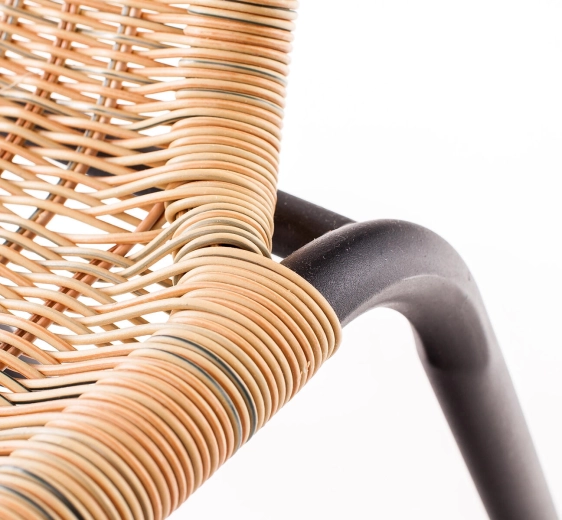 Durable and breathable PE rattan
