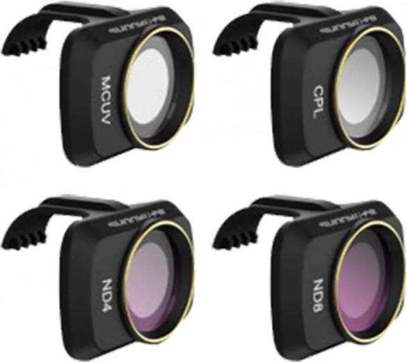 Sunnylife комплект филтри CPL/ND4/ND8/UV за DJI Mini 2 и Mini 2 SE