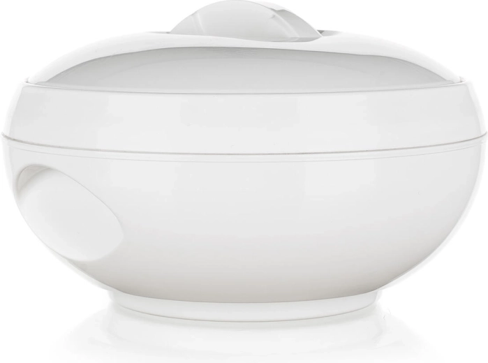 Practical lid and comfortable carrying