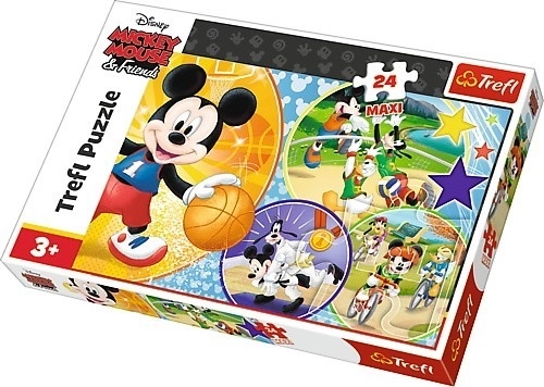 Макси пъзел 24 части – MICKEY MOUSE: време за спорт