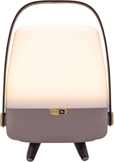 Kooduu Lite-up Play Mini portable lamp with JBL Bluetooth speaker, grey