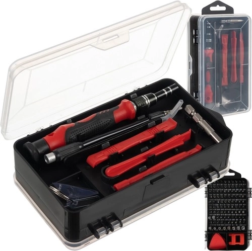 110-in-1 Precision Tool Set in a Double-Sided Case