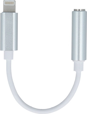 Setty Lightning to 3.5 mm audio jack adapter, white