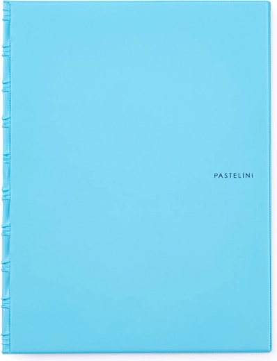 A4 Folder with Side Pocket PASTELINI Blue