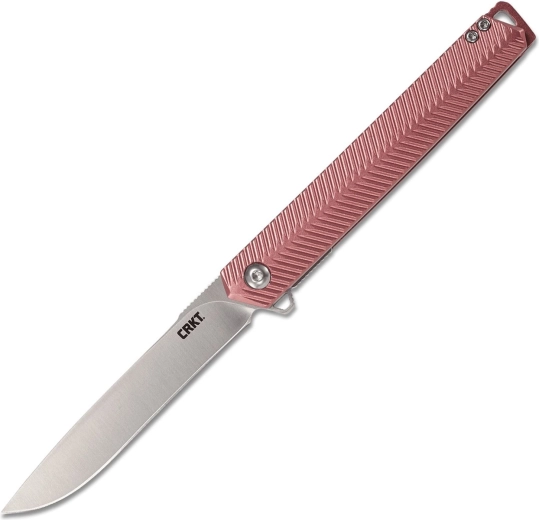 CRKT Stylus джобен нож 8,7 см, винено червен алуминий