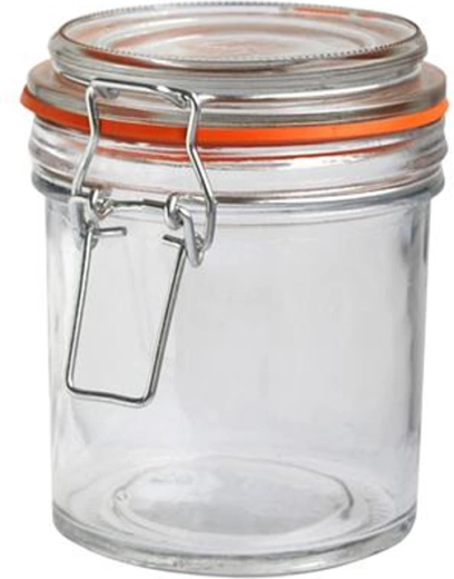 Glass jar with latch closure TORO 290 ml