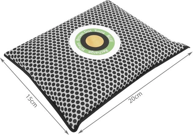 Compact “cushion” design without wet marks