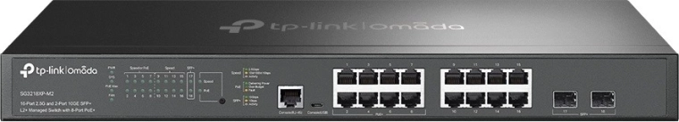 Switch 16× 2.5G PoE+ with 2× SFP+ 10G