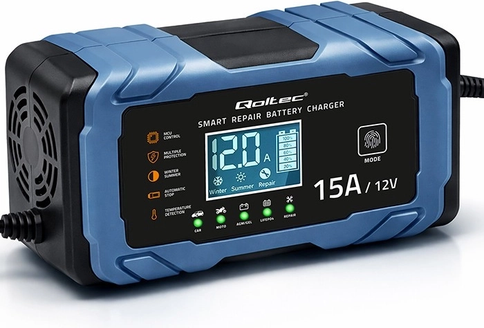 Smart 9-stage charging for longer battery life