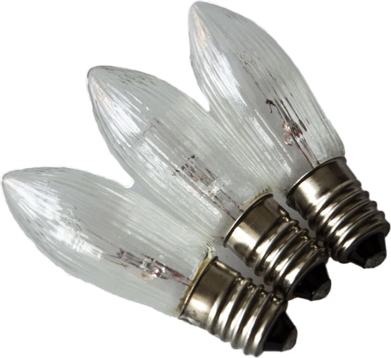 Replacement bulb for a Christmas candelabra, 34 V 3 W E10 - 1 piece