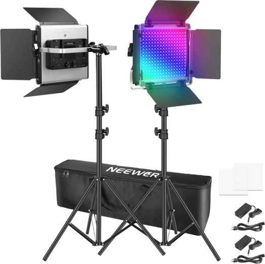 Neewer LED Light x660 Pro II RGB (kit with stands)