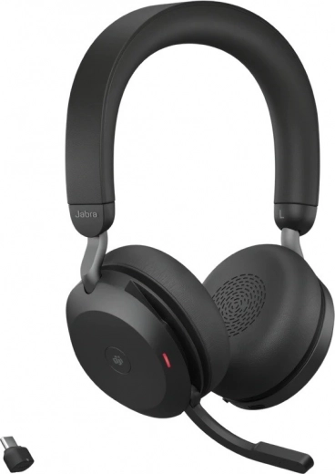 Jabra Evolve2 75 Безжични слушалки със зарядна стойка