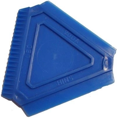 Triangular ice scraper 8 × 8 × 8 cm, color mix