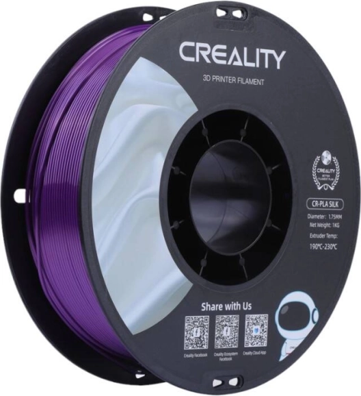 PLA филамент Creality CR-Silk лилав 1,75 mm