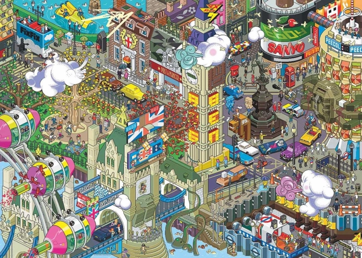 Пъзел 1000 части Лондон – Pixorama
