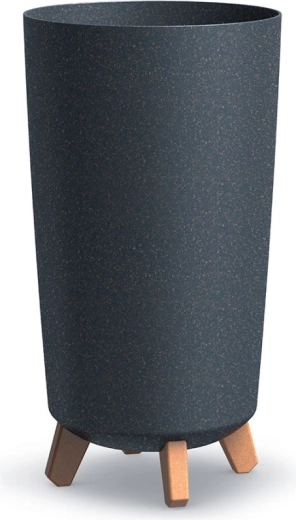 Planter on Legs Gracia Tubus Slim Eco Wood 24 cm – Anthracite