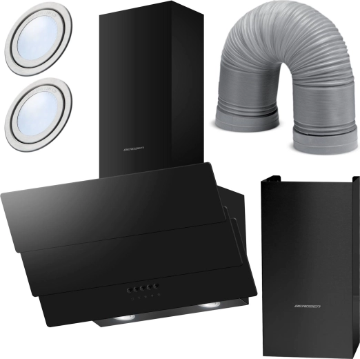 Berdsen BT-212 chimney hood 60 cm black