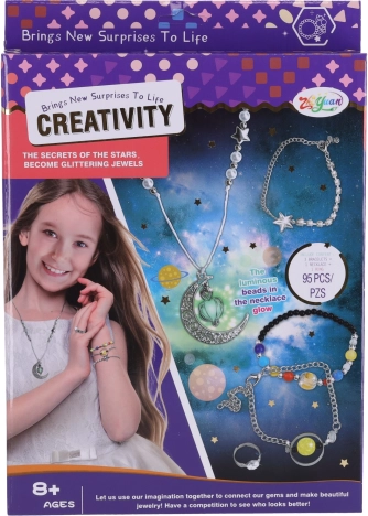 Bead set for making bracelets