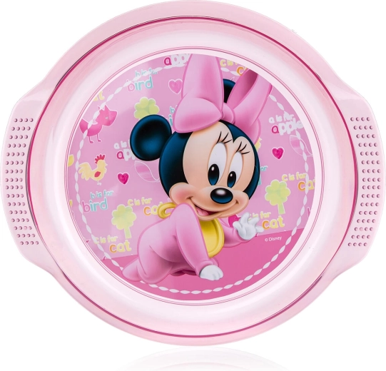 Детска плитка чиния Minnie 17 см, пластмасова