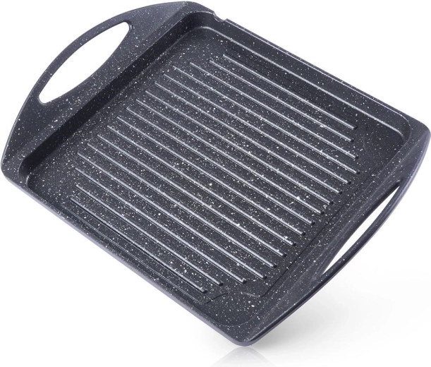GRANDE Grill Plate with Granite Surface 34 × 26.5 cm