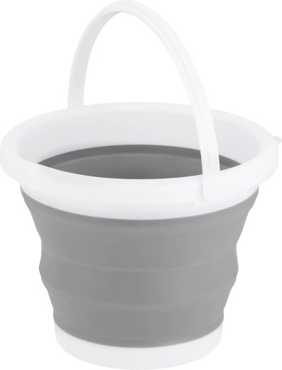 NILS Camp Collapsible Bucket 5 L – Grey