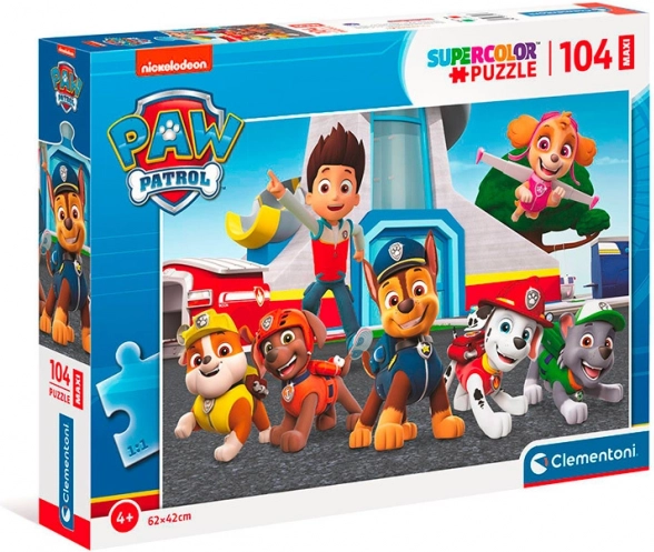 Clementoni Puzzle Paw Patrol: The Right Team 104 Pieces