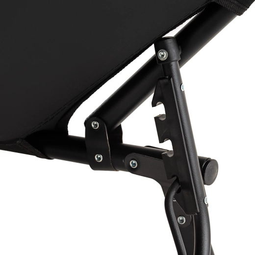 Stable steel frame and adjustable headrest