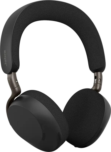 Безжична слушалка с микрофон Jabra Evolve3 75 UC с адаптер Link 390c, черна