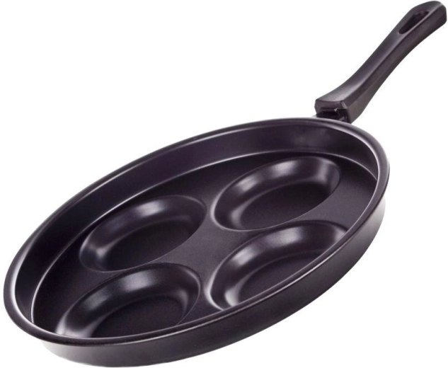 Pancake Pan 24 cm with 4 Sections and Non-Stick Surface