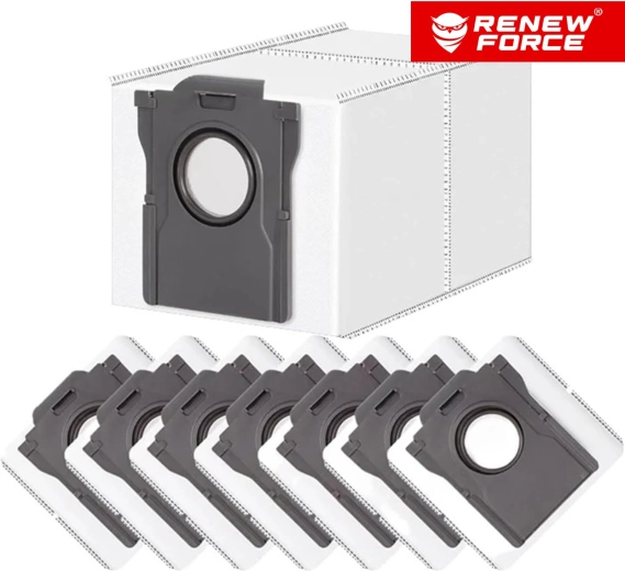 Renew Force dust bags for robot vacuum self-emptying station, 12 pcs