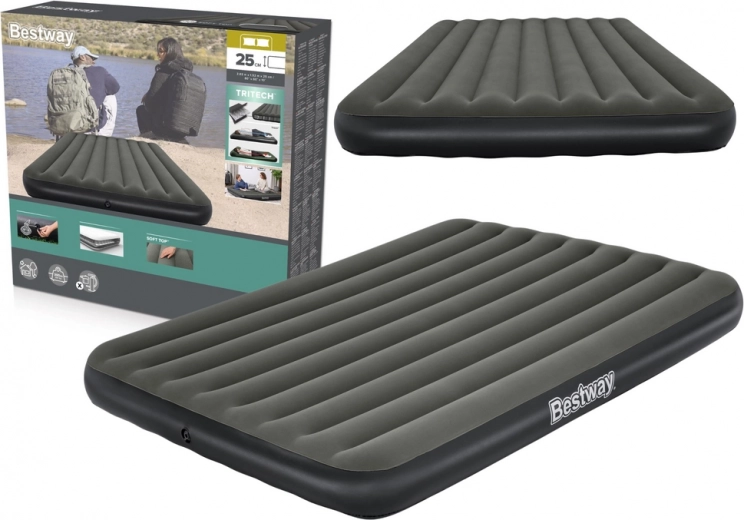Надуваем матрак Bestway Queen Tritech Air 203 × 152 × 25 см, двоен