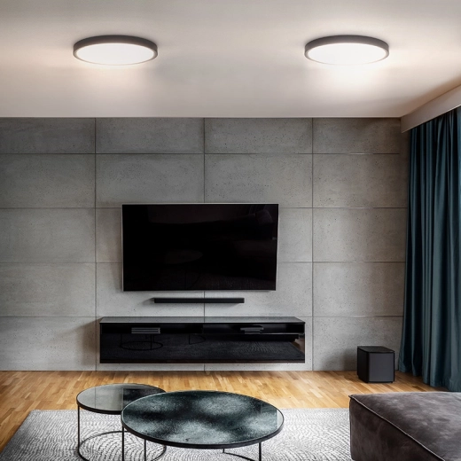 Powerful and even room illumination