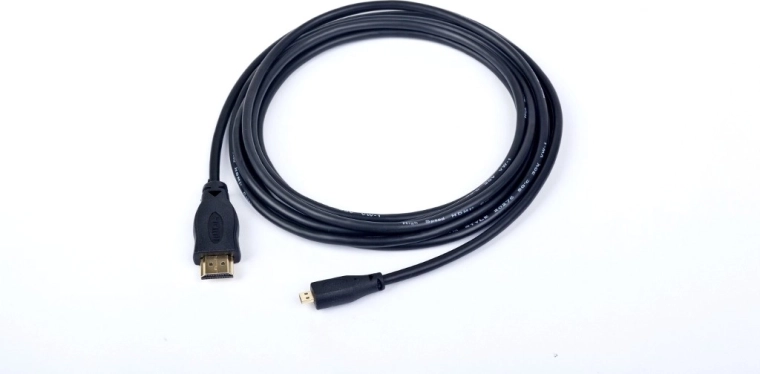 HDMI to HDMI Micro Cable v2.0 1.8M with Gold-Plated Connectors