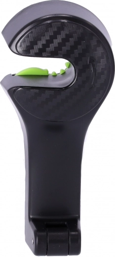 2-in-1 Car Phone Holder for Headrest, Black