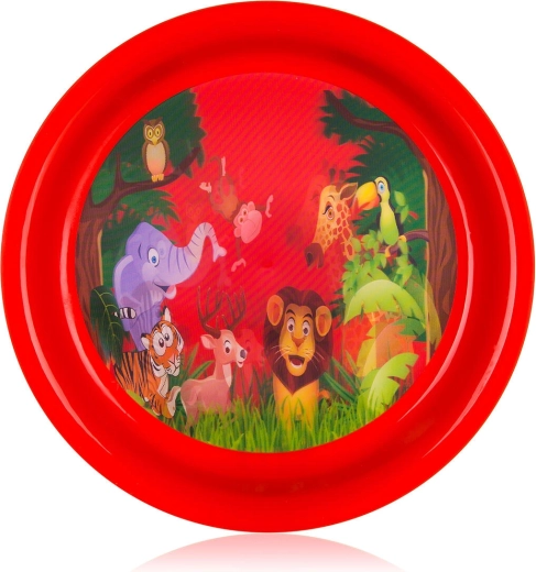 Children's Plastic Plate ZOO 19.5 cm