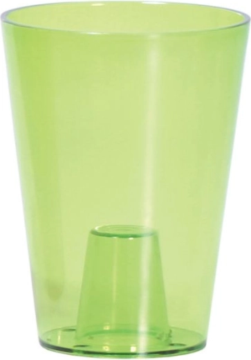 COUBI ORCHID Orchid Pot 13 cm – Transparent Green