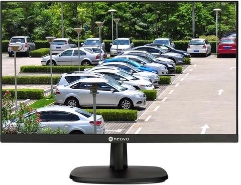 Монитор 23,8'' черен IPS FHD с VGA и HDMI