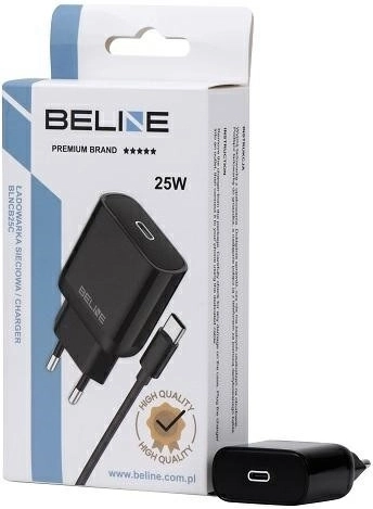 25 W GaN USB‑C Wall Charger + USB‑C Cable – black
